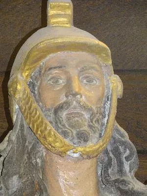 Statuette de Saint-Adrien dans la Chapelle Saint-Adrien de Belbeuf