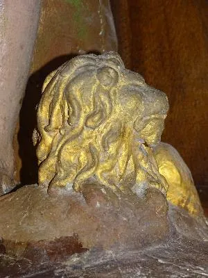 Statuette de Saint-Adrien dans la Chapelle Saint-Adrien de Belbeuf