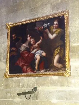 Tableau La Sainte Famille de la Cathédrale Notre-Dame de Rouen