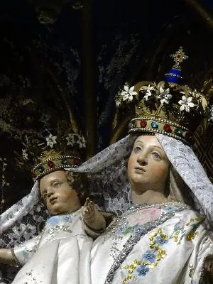 Statue : Vierge à l'Enfant dite Vierge de la basilique Notre-Dame de Bonsecours