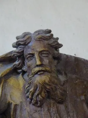 Groupes sculptés : le Ciel, la mort, la résurrection, la religion dans l'Église Saint-Martin de Brémontier-Merval