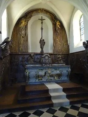 Autel tombeau : Déposition de croix dans l'Église Saint-Martin de Brémontier-Merval