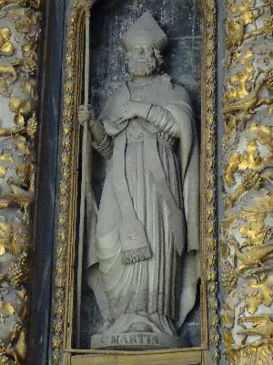 Statue de Saint-Martin dans l'église Saint-Martin d'Harfleur