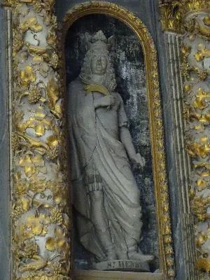 Statue de Saint-Henry dans l'église Saint-Martin d'Harfleur