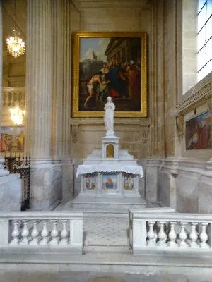 Tableau : Le Christ guérissant l'aveugle dans l'Église Sainte-Madeleine de Rouen