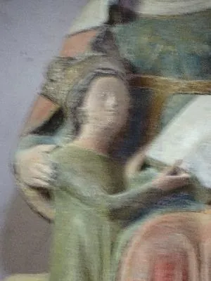 Statuette de Sainte-Anne et la Vierge dans l'Église Saint-Étienne à Saint-Étienne-du-Rouvray