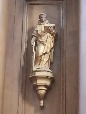 Statue de Saint-Laurent dans la Collégiale Saint-Hildevert de Gournay-en-Bray