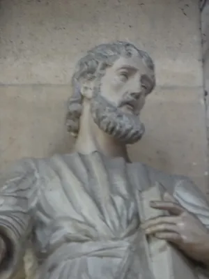 Statue de St-Barthélemy dans la Cathédrale Notre-Dame du Havre