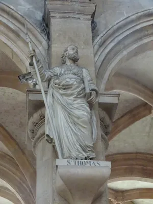 Statue de St-Thomas dans la Cathédrale Notre-Dame du Havre