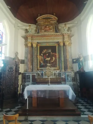 Tableau La Nativité dans l'Église Saint-Germain à Saint-Germain-sur-Eaulne