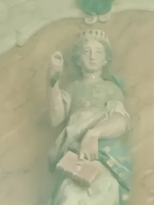 Statue de Sainte-Catherine ? dans l'Église Saint-Laurent à Rétonval