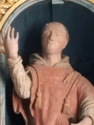 Statue de Saint-Laurent dans l'Église Saint-Laurent à Rétonval