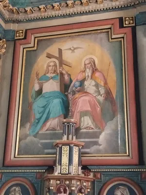 Retable et tabernacle du maître-autel de l'Église Saint-Laurent à Rétonval
