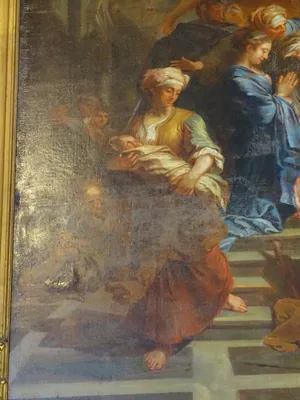 Tableau : La Présentation au Temple dans l'Église Notre-Dame-de-l'Assomption à Pavilly