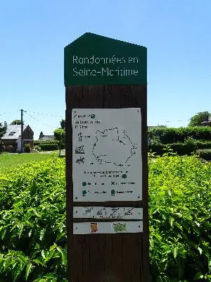 Randonnées en Seine-Maritime : N°5 La Croix du Thil de Saint-Aignan-sur-Ry