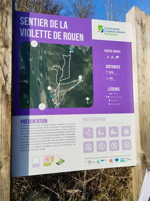 Sentier de la Violette de Rouen à Belbeuf