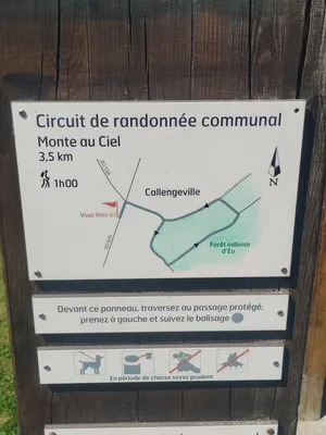 Randonnées en Seine-Maritime : Monte au Ciel à Callengeville