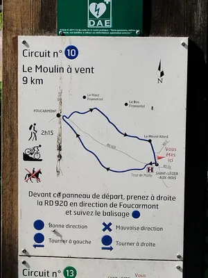 Randonnées en Seine-Maritime : N° 10 : Le moulin à vent à Saint-Léger-aux-Bois