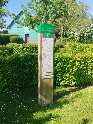 Randonnées en Seine-Maritime : N° 10 : Le moulin à vent à Saint-Léger-aux-Bois