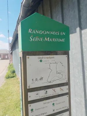 Randonnées en Seine-Maritime N° 7 : Le Courval à Campneuseville