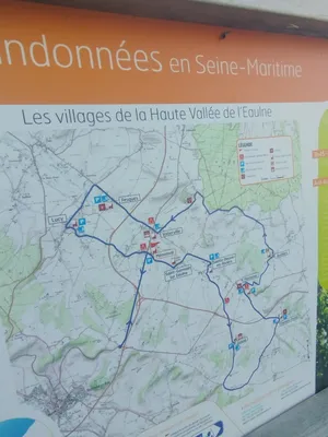 Randonnées en Seine-Maritime : Les villages de la Haute Vallée de l'Eaulne à Ménonval