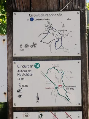 Randonnées en Seine-Maritime : N° 3 La Marie Cloche à Neufchâtel-en-Bray