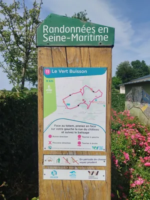 Randonnées en Seine-Maritime : N°11 Le Vert Buisson à Rocquefort