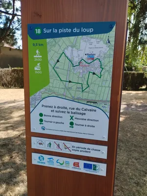 Randonnées en Seine-Maritime : N° 18 Sur la piste du Loup à Montigny