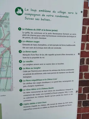 Randonnées en Seine-Maritime : N° 18 Sur la piste du Loup à Montigny
