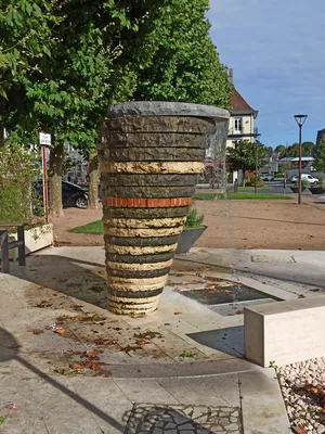 Fontaine de la Place des Belges à Yvetot