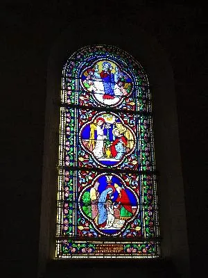 Vitrail Baie M dans l'Église Saint-Jacques de Saint-Jacques-sur-Darnétal
