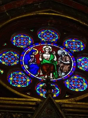 Vitrail Baie A dans la Basilique Notre-Dame de Bonsecours