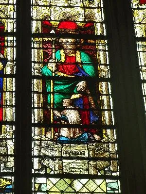 Vitrail Baie D dans la Cathédrale Notre-Dame de Rouen