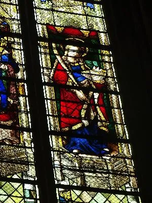 Vitrail Baie D dans la Cathédrale Notre-Dame de Rouen