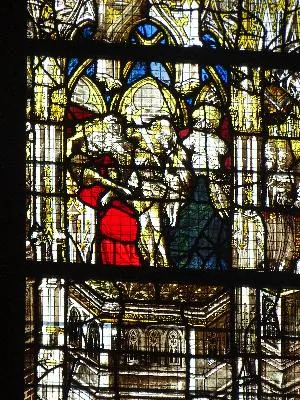 Vitrail Baie E dans la Cathédrale Notre-Dame de Rouen