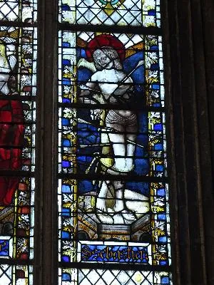 Vitrail Baie K dans la Cathédrale Notre-Dame de Rouen