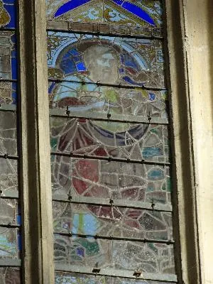 Vitrail Baie 101 : Vitrail de la Passion dans le Temple Saint-Eloi de Rouen