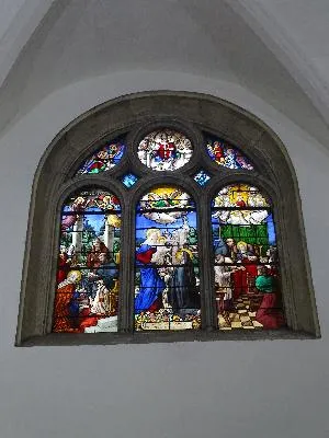 Vitrail Baie B dans le Monastère des Bénédictines de Rouen