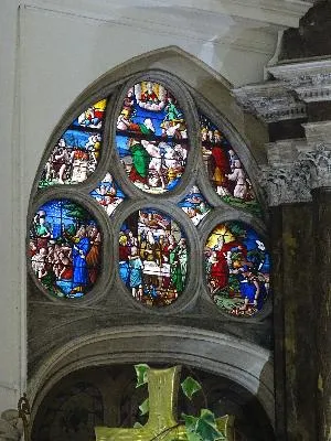 Vitrail Baie J dans le Monastère des Bénédictines de Rouen