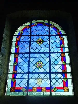 Vitrail Baie F dans l'Église Saint-Martin d'Octeville-sur-Mer