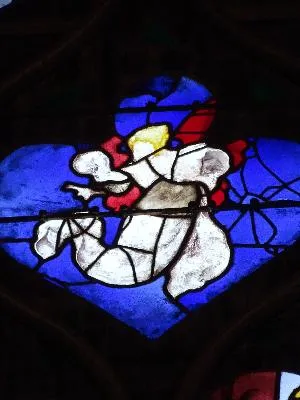 Vitrail Baie 5 : Vie de Saint-Jean-Baptiste dans l'église Sainte-Jeanne-d'Arc de Rouen
