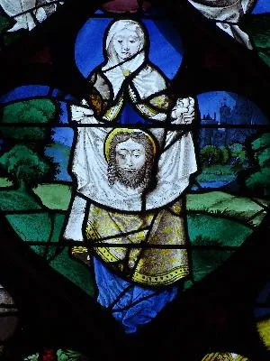 Vitrail Baie 10 : La Passion dans l'église Sainte-Jeanne-d'Arc de Rouen