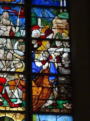 Vitrail Baie 12 : La Vie Glorieuse du Christ dans l'église Sainte-Jeanne-d'Arc de Rouen