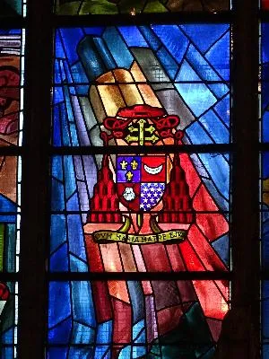 Vitrail Baie E dans l'Église Saint-Ouen de Longpaon à Darnétal