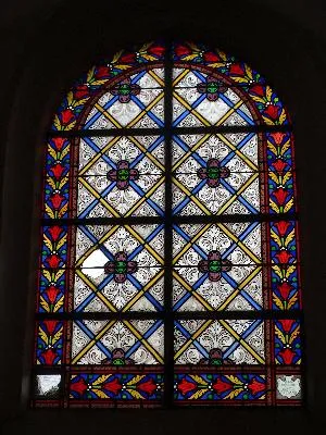 Vitrail Baie I dans l'Église Saint-Aubin de Petit-Couronne