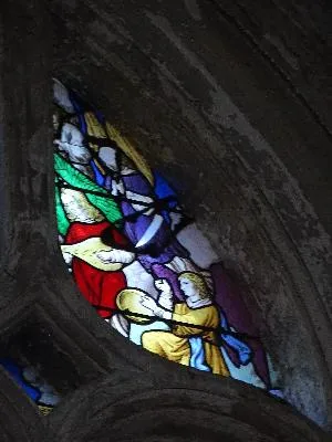 Vitrail Baie 3 : Enfance du Christ de l'Église Saint-Jean d'Elbeuf-sur-Seine