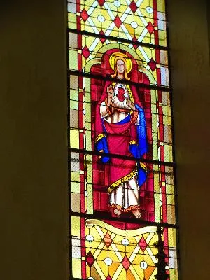 Vitrail Baie A dans l'Église du Sacré-Cœur du Havre