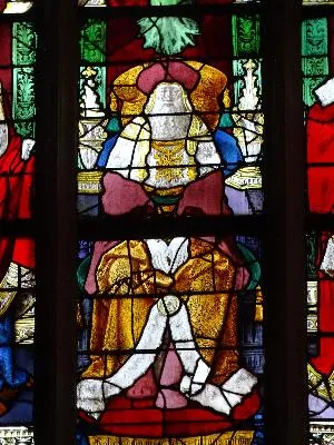 Vitrail Baie 4 : Arbre de Jessé dans l'Église Saint-Godard de Rouen