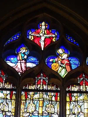 Vitrail Baie 8 : Conversion de Saint-Paul dans l'Église Saint-Godard de Rouen