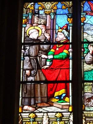 Vitrail Baie 16 : Saint-François d’Assise dans l'Église Saint-Godard de Rouen